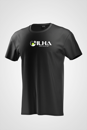 Camisa preta Ilha