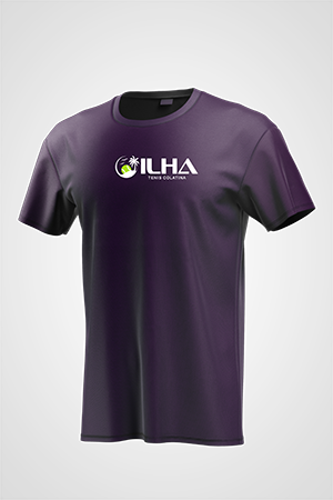 Camisa roxa Ilha
